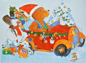 Adventskalender Bär, 2009 von Christian Kaempf