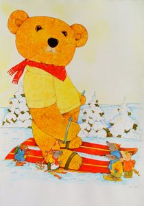 Winter/Skifahren von Christian Kaempf