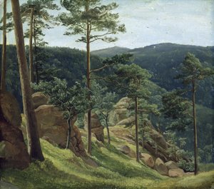 Ansicht des Brockens von Christian Morgenstern