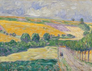 Landschaft bei Oberweimar von Christian Rohlfs
