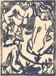 Susanna und die Ältesten, 1916-1917 von Christian Rohlfs