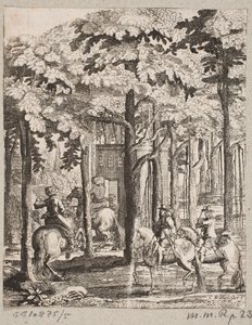 Reiter im Wald