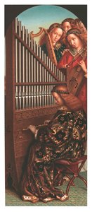 Die heilige Cäcilia an der Orgel, um 1865
