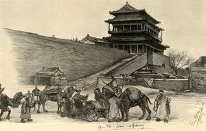 Hatamen-Tor, Peking, China, 1898