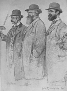 Martin Haller, Wilhelm Hauers, Wilhelm Emil Meerwein von Christian Wilhelm Allers
