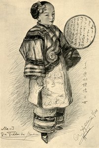 Me-J - Tochter eines Mandarins, Hankow, China, 1898 von Christian Wilhelm Allers