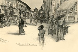 Straßenszene, Singapur