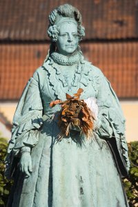 Statue von Königin Caroline Amalie (1796-1881) von Dänemark