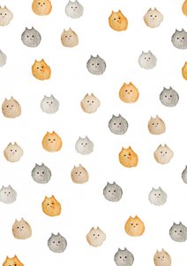 Katzenmuster2groß von Christina Misuro