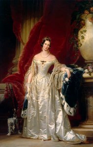 Porträt der Kaiserin Alexandra Fjodorowna Charlotte von Preußen, 1840 von Christina Robertson
