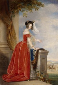 Porträt der Kaiserin Alexandra Fjodorowna Charlotte von Preußen, Ehefrau von Kaiser Nikolaus I., 1798-1860, nach 1844 von Christina Robertson