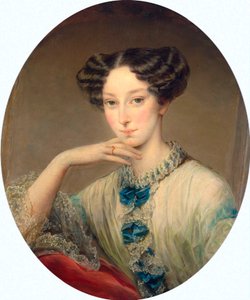 Porträt der Großherzogin Maria Alexandrowna 1824-1880, ca. 1850 von Christina Robertson