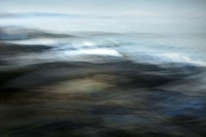Tiefblaue Bewegung von Christina Sillen
