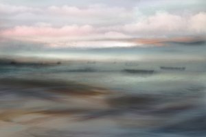 Träumende Pastell-Meereslandschaft von Christina Sillen