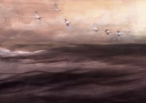 Ätherischer Schwanenflug von Christina Sillen