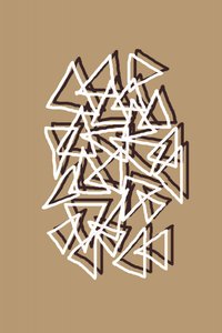 Geschichtete geometrische Dreiecke