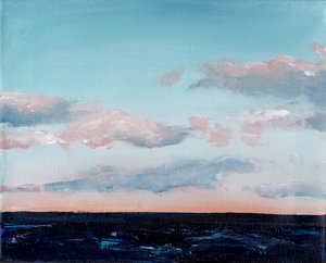 Pastell Ozeanhorizont von Christine Lindstrom