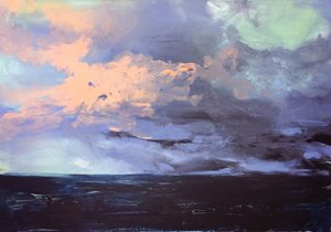 Stürmischer Ozeanhimmel von Christine Lindstrom