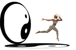 Harlekin Yin Yang Balance von Christine von Diepenbroek