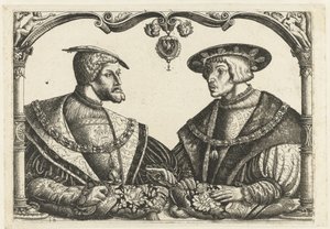 Karl V. und Ferdinand I. von Christoffel Bockstorffer