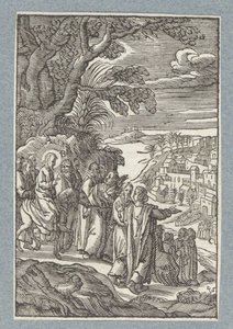 Einzug in Jerusalem von Christoffel van Sichem (II)