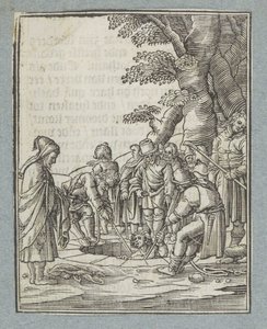 Josef wird von seinen Brüdern aus dem Brunnen gezogen