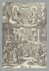 Unser Vater im Himmel, geheiligt werde dein Name von Christoffel van Sichem (II)