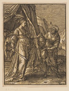 Judith mit dem Kopf des Holofernes von Christoffel van Sichem I