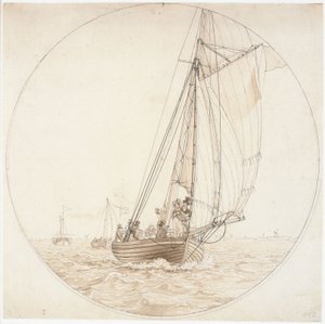 Eine Reise nach Charlottenlund von Christoffer Wilhelm Eckersberg