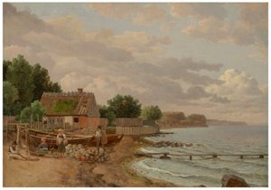 Blick von Taarbæk (Parti fra Taarbæk) von Christoffer Wilhelm Eckersberg