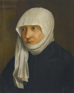 Porträt einer Dame, vermutlich Sabina von Bayern (1492-1564) von Christoph Amberger
