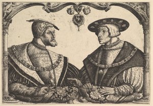 Kaiser Karl V. und Ferdinand I., ca. 1531 von Christoph Bockstorffer