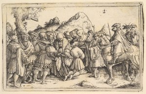 Die Begnadigung eines Verbrechers, 1531 von Christoph Bockstorffer