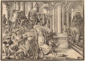 Christus erzählt seinen Jüngern vom Jüngsten Gericht von Christoph Murer