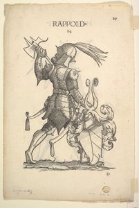 Familien Hurlacher recto und Rappold verso, aus Paul Hector Mairs Berich von Christoph Weiditz