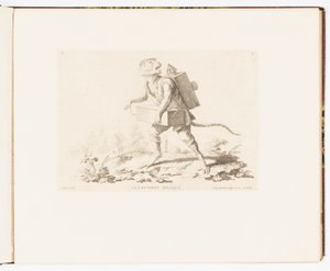 Platte 3, La Lanterne Magique (Die Zauberlaterne), Singeries ou différentes actions de la vie humaine représentées par des singes (Affenstreiche oder verschiedene Handlungen des menschlichen Lebens dargestellt von Affen) von Christophe Huet
