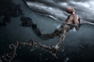 Surrealer Sturm der Wiedergeburt von Christophe Kiciak
