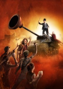 Zylinderhut-Panzerprotest