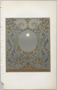 Die Kunst des dekorativen Designs: mit einem Anhang, der die Stunden des Tages angibt, zu denen Blumen öffnen, veröffentlicht von Day & Son, London, 1862 von Christopher Dresser