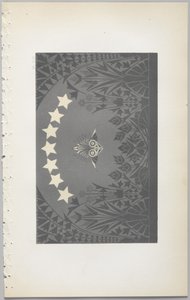 Die Kunst des dekorativen Designs: mit einem Anhang, der die Stunden des Tages angibt, zu denen Blumen öffnen, veröffentlicht von Day & Son, London, 1862 von Christopher Dresser