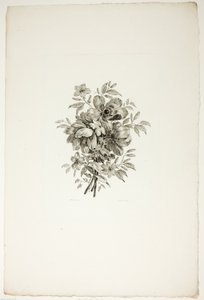 Blumenstrauß mit Mohnblumen, aus der Sammlung verschiedener Blumensträuße, erfunden und gezeichnet von Jean Pillement und graviert von P. C. Canot von Christopher Norton