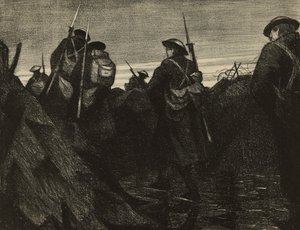 Reliefs bei Morgengrauen von Christopher Richard Wynne Nevinson