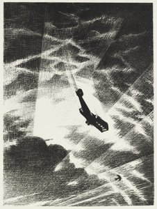 Angriff auf eine Taube, 1917 von Christopher Richard Wynne Nevinson