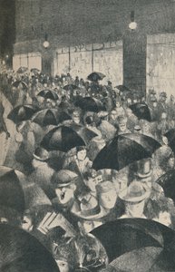 Nasser Abend, Oxford Street, 1919 von Christopher Richard Wynne Nevinson
