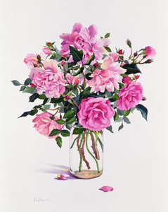 Rosen in einem Glasgefäß von Christopher Ryland