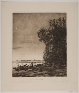 Bäume an einem See von Cilius Johannes Konrad Andersen