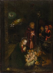 Geburt Christi von Circle of Lucas Cranach the Elder