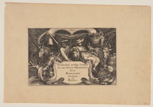 Titelseite, aus Landschaften von Claes Jansz. Visscher