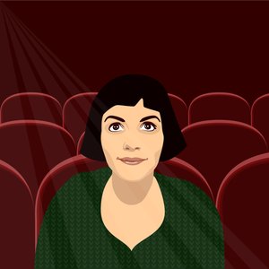 Amelie im Kino von Claire Huntley