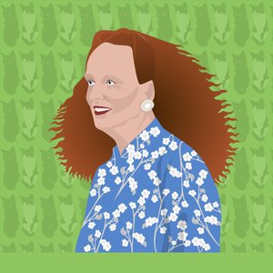 Porträt von Grace Coddington, Kreativdirektorin der US Vogue